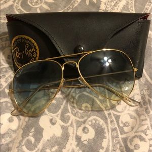 Ray-Ban Aviator Gradient Sunglasses RB3025
